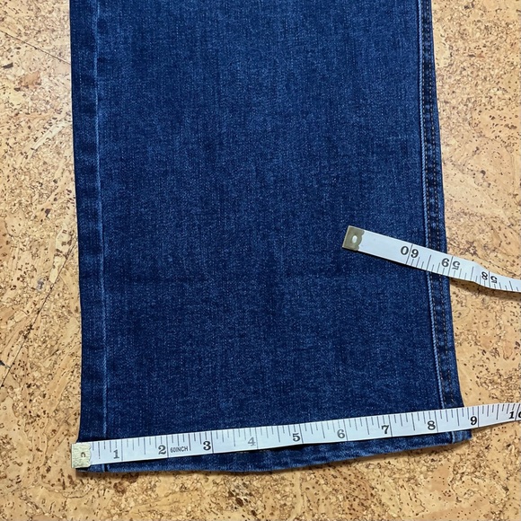 Judy Blue High Waist Exposed Button Fly Straight Jeans NWT In Dark Wash Sz 7/28 - Picture 12 of 15